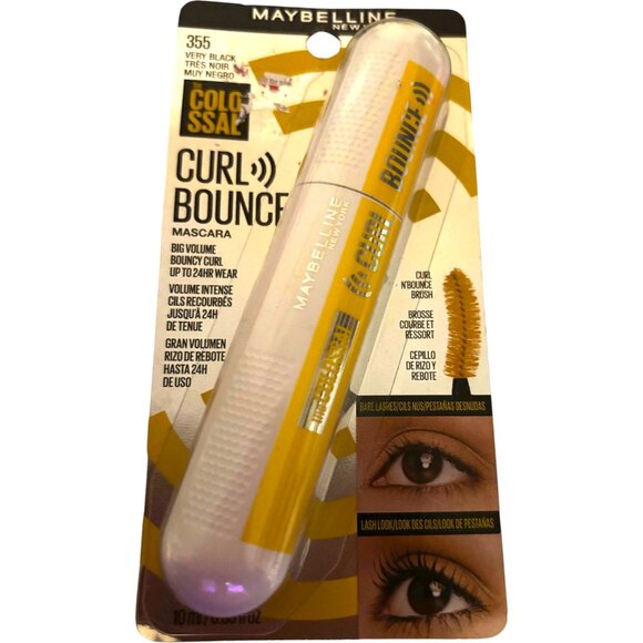 Maybelline The Colossal # 355 Curl Bounce Mascara Big Volume Very Black New - Picture 2 of 3